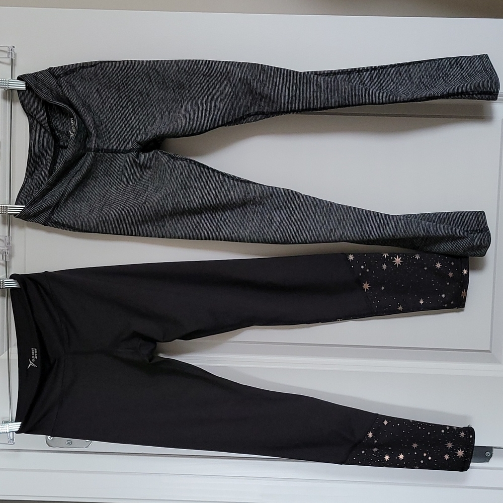 Girls size 10-12 old Navy active go dry leggings